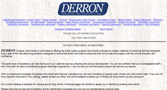 Desktop Screenshot of derronsurgical.com